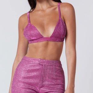 SLA The Label FUCHSIA ASTRID BRALETTE